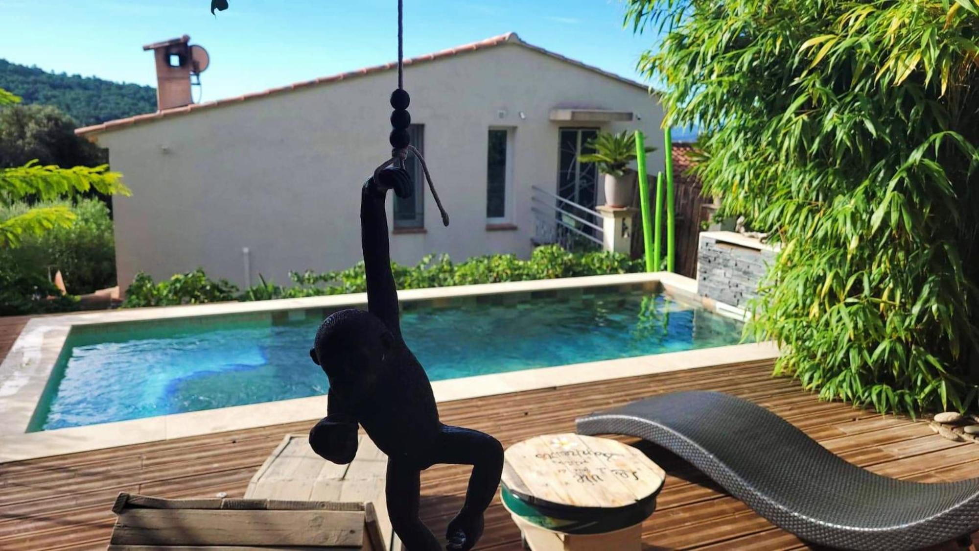 Logement De Charme Avec Piscine Et Jacuzzi Carnoules  Εξωτερικό φωτογραφία